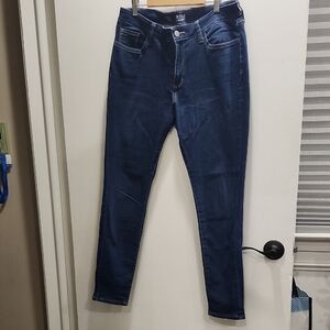 a.n.a Mid-Rise Jegging in Deep Blue Women Size 12